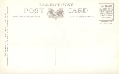 Queens Gardens and Dock Offices, Hull — widok architektoniczny — Valentine's Postcard, nr G7680 — Rewers