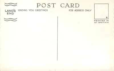 Land's End — John Wesley — editor G.4568/D — Verso