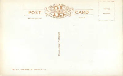 Louisa Gap & Main Bay, Broadstairs — widok plaży i skał — The R.A. (Postcards) Ltd., London, E.C.A. — Rewers