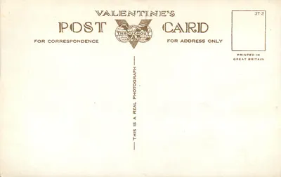 Les Sables, Broadstairs — widok animowanego plaża — kartka pocztowa Valentine's Postcard, n° G.5292 — Rewers