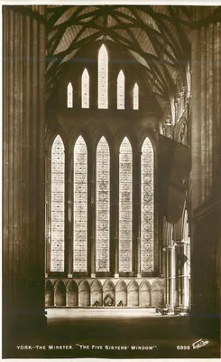 York — Minster — 'The Five Sisters' Window' — Walter Scott, n° 6899