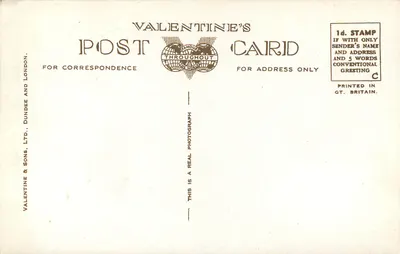 York — Porte storiche e cattedrale — Valentine's Postcard Ltd. — Verso