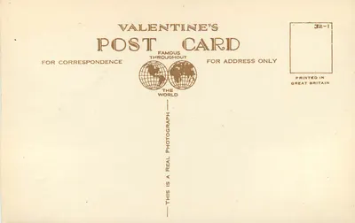 Market Street, Lancaster — editor Valentine's, n° 66834 J.V. — Verso