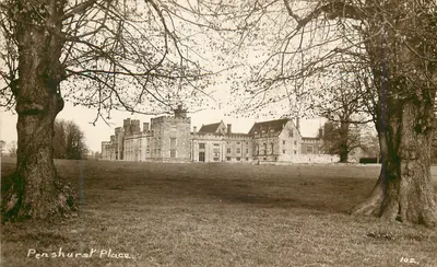 Penshurst Place — castelo inglês — editor M. H. H. Tanbridge Wells