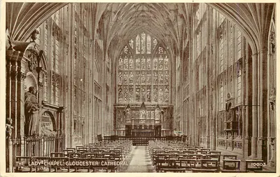 A capela da Virgem - Catedral de Gloucester — Valentine's, n°10003