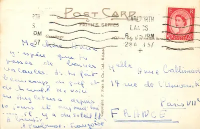 Kanał Carnforth — most kamieniany — Frith Ltd. n° CNFH. 14 — Rewers