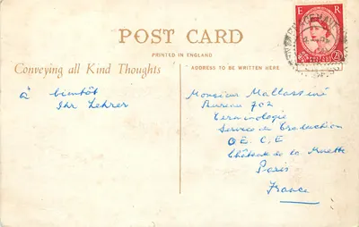 Zamek Sussex — historyczne zameki — Aero Pictorial Ltd, n° 370 — Rewers