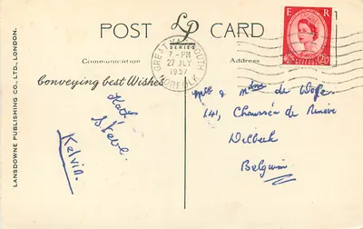 Gt. Yarmouth — Marina, Marine Parade, Waterways, Wellington Gardens — Lansdowne Publishing Co., Ltd., London — Verso