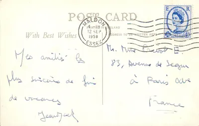 Maldon — Beeleigh Abbey, Beeleigh Weir, Mill Beach, Marine Lake — Dobre życzenia z Maldon — Rewers