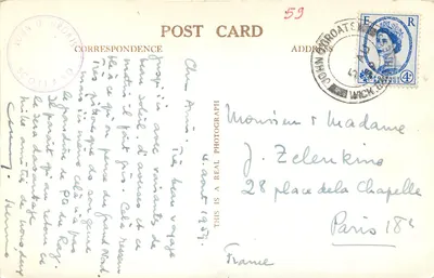 Stacks de Duncansby, John O'Groats — Copyright J. Adams — Verso