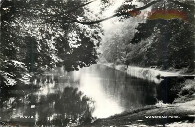Wanstead Park — vista do canal — W.W.13 — editor W.W.13