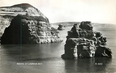 Rocks at Ladram Bay — K 4402 — Exeter District