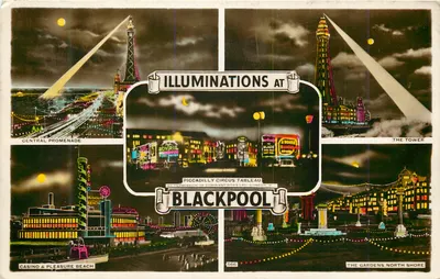 Iluminações em Blackpool — Pano de Piccadilly Circus — Dominant Sites Ltd. n°566