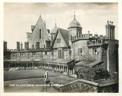 Os Cloisters, Castelo de Windsor — vista arquitetônica — editor não visível