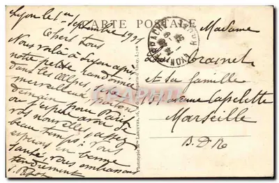 Place Bellecour et Coteau de Fourvière — Lyon — Lyon Illustré n°76 — Verso