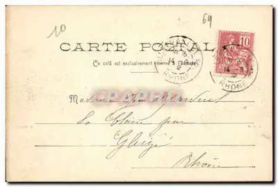 Theizé (Rhône) — Vista generale — G. Belin, Villefranche — Verso