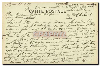 LYON — Ábside de la Catedral de San Juan y de la Basílica de Notre-Dame de Fourvière — E. R. — Reverso