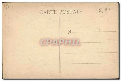LYON - Catedral de São João, Porta Principal — S. Farges, editor Lyon, n° 5487 — Verso