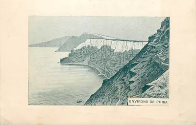 Bilhete postal antigo Environs de Phira