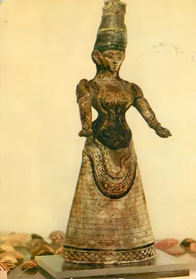 A maior Deusa dos Serpentes — Iraclion (Museu) — A. HASSID S.A. PRAXITELIUS, ATHENES
