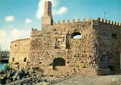 Iráklion — Forteresse Venitienne du Port (Koules) — A. HASSID S.A. PRAXITELIOUS, 39, ATHENES