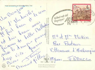 Hotel Scholastica am Achensee — Tirol — Monopol-Verlag Schöllhorn — Verso