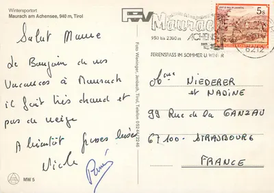 Maurach am Achensee — Tirolo — editore Alpina, serie MW 5 — Verso