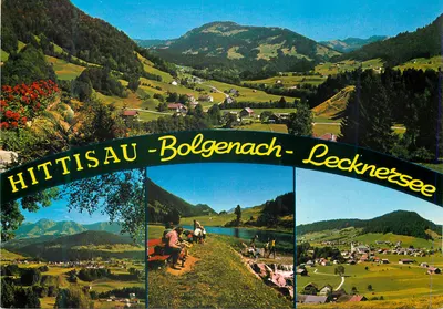 Hittisau - Bolgenach - Lecknersee — paisagens alpinas — editor: Farbafnahme und Verlag Foto Branz, n° 2016
