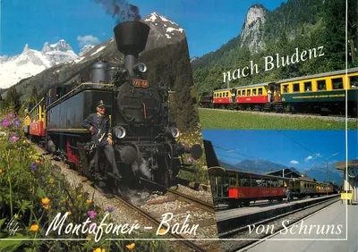 Montafoner-Bahn — Montafon — Montafonerbahn Bludenz-Schruns — editor Diacenter H. Häusle