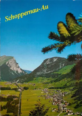 Schoppernau-Au — vista panorâmica — GEIGER Karten