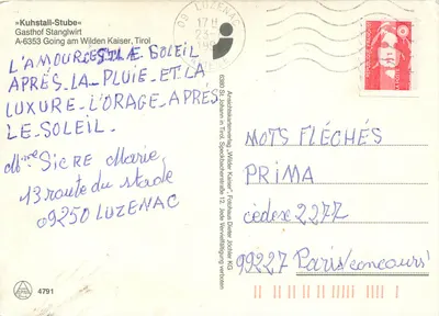 Gasthof Stanglwirt — Going — editor Alpina, n° 4791 — Verso