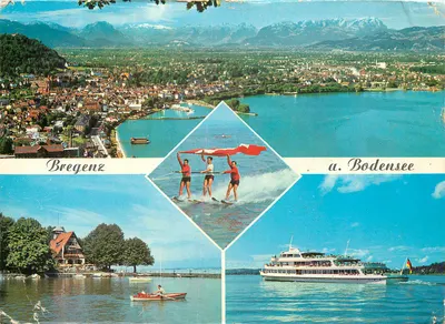 Bregenz — vista panorâmica e atividades lacustres — editor VGA, n° 116