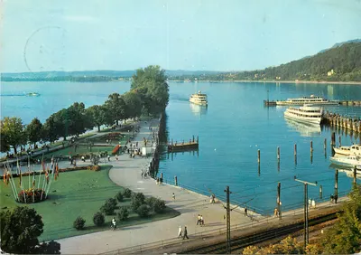 Bregenz am Bodensee — Instalações do lago — Nr. 16.946