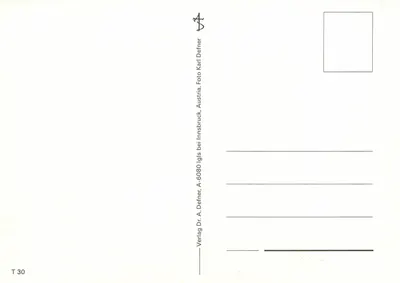 Moinho de água na floresta — poema de Mathilde Troger — editor Dr. A. Defner, série T 30 — Verso