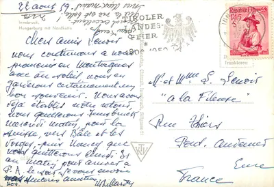 Innsbruck z Nordkiettem — Tiroler Landes-Heier — wydawca Tiroler Landes-Heier, nr 4809 — Rewers