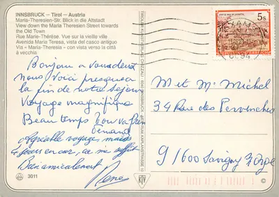 Innsbruck — Cidade no coração das Alpes — Editora Tirolien Kunstverlag Chizzali — Verso