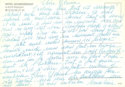 Hotel Schweizerhof — Kitzbühel — editor AHR — Verso