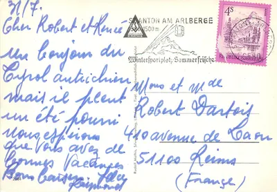 St. Anton am Arlberg — 1304 m · Tyrol — Rudolf Mathis, Silverberverlag, Landeck — Rewers