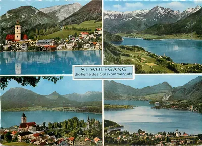 St Wolfgang — a pérola do Salzkammergut — editor desconhecido, série FS 162