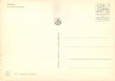 Salzburg — z góra Untersberg — Bergwelt-Verlag C. Jurischek — Rewers