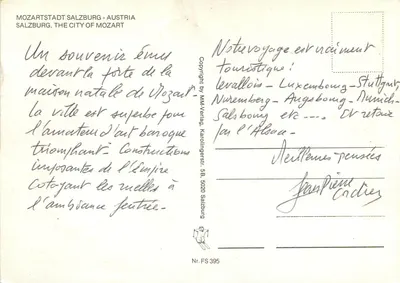 Salzburg — Miasto Mozarta — MM-Verlag, Nr. FS 395 — Rewers