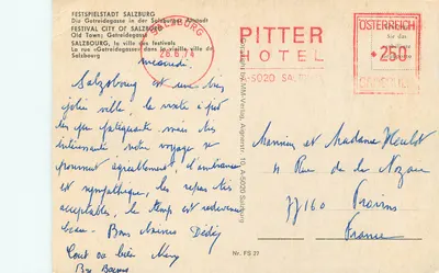 Salzburg — Getreidegasse Straße — MM. Verlag, Nr. FS 27 — Rückseite