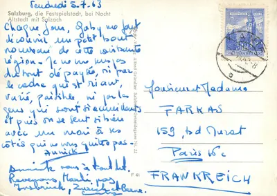 Salzburg, miasto festiwali, noc — Alfred Gründler, nr 22 — Rewers