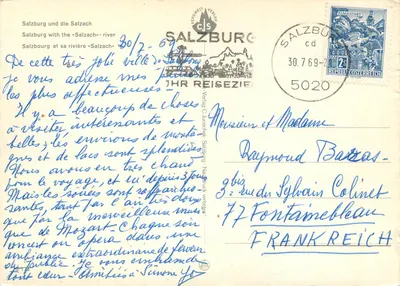 Salzburg i rzeka Salzach — Bergwelt Verlag, nr 17 — Rewers