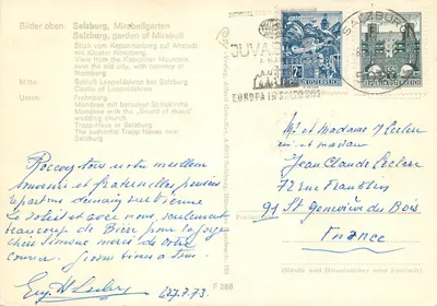 Salzburg — Dźwięk muzyki — wydawca nie widoczny — Rewers