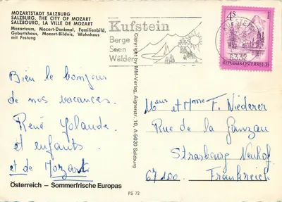 Salzburg — Mozartstadt — MM-Verlag, n° FS 72 — Rückseite