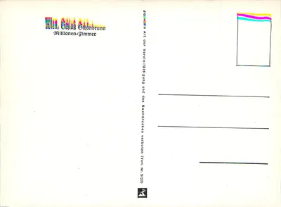 Millionen-Zimmer — Viena, Chlodwig Schönbrunn — Verlag Nr. 5127 — Verso
