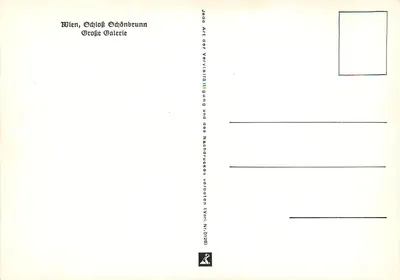Wiedeń, Zamek Schönbrunn — Wielka Galeria — Jodo Art — Rewers