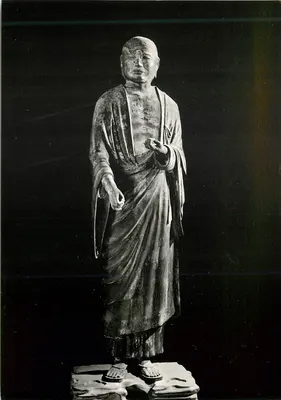 बौद्ध की मूर्ति — हुरुना (दस शिष्य) — कोफुकु-जि मंदिर, नारा