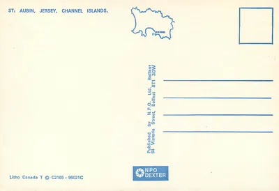 Port w St. Aubin — Jersey, Wyspy Anglo-Normandzkie — wydawca N.P.O. Ltd — Rewers